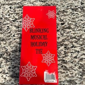 Peanuts Blinking Musical Holiday Tie